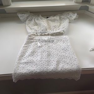Crop top and skirt set!!!